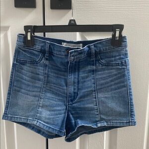 Abercrombie & Fitch Blue Jean Shorts Modern Style